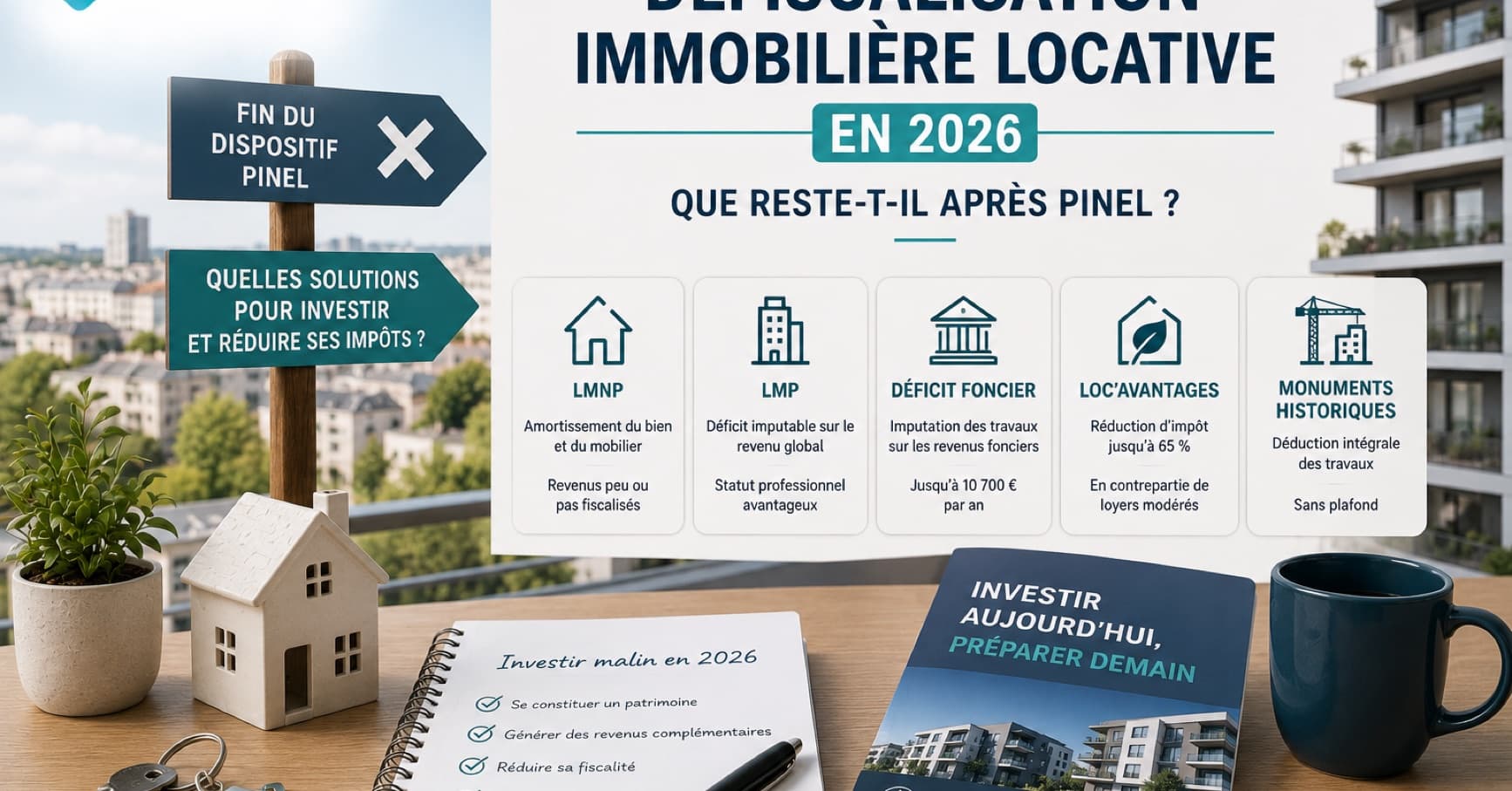 Défiscalisation immobilière locative 2026 : les dispositifs après la fin du Pinel