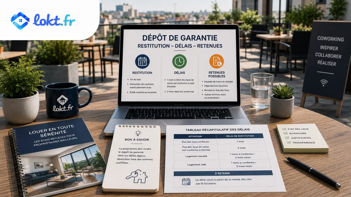 Dépôt de garantie : délais de restitution, retenues autorisées et litiges 2026