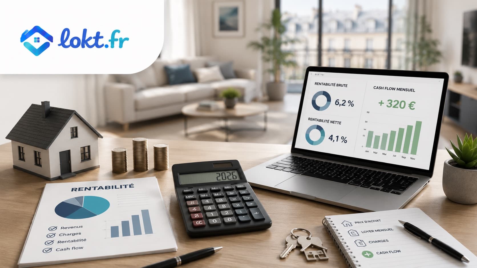 Investissement locatif 2026 : rendement, cash-flow et fiscalité — guide complet