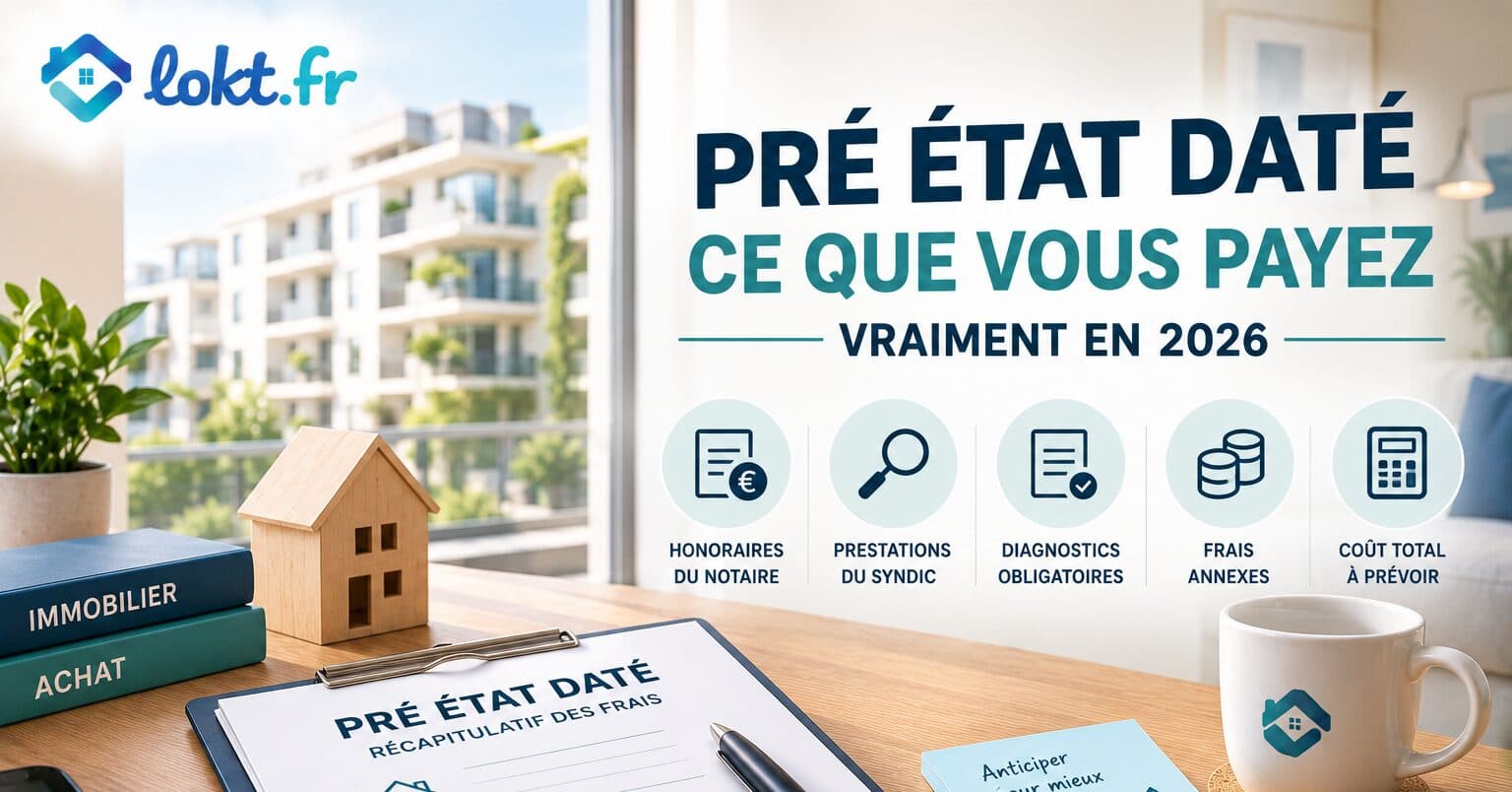 Pré-état daté : ce que vous payez vraiment en 2026