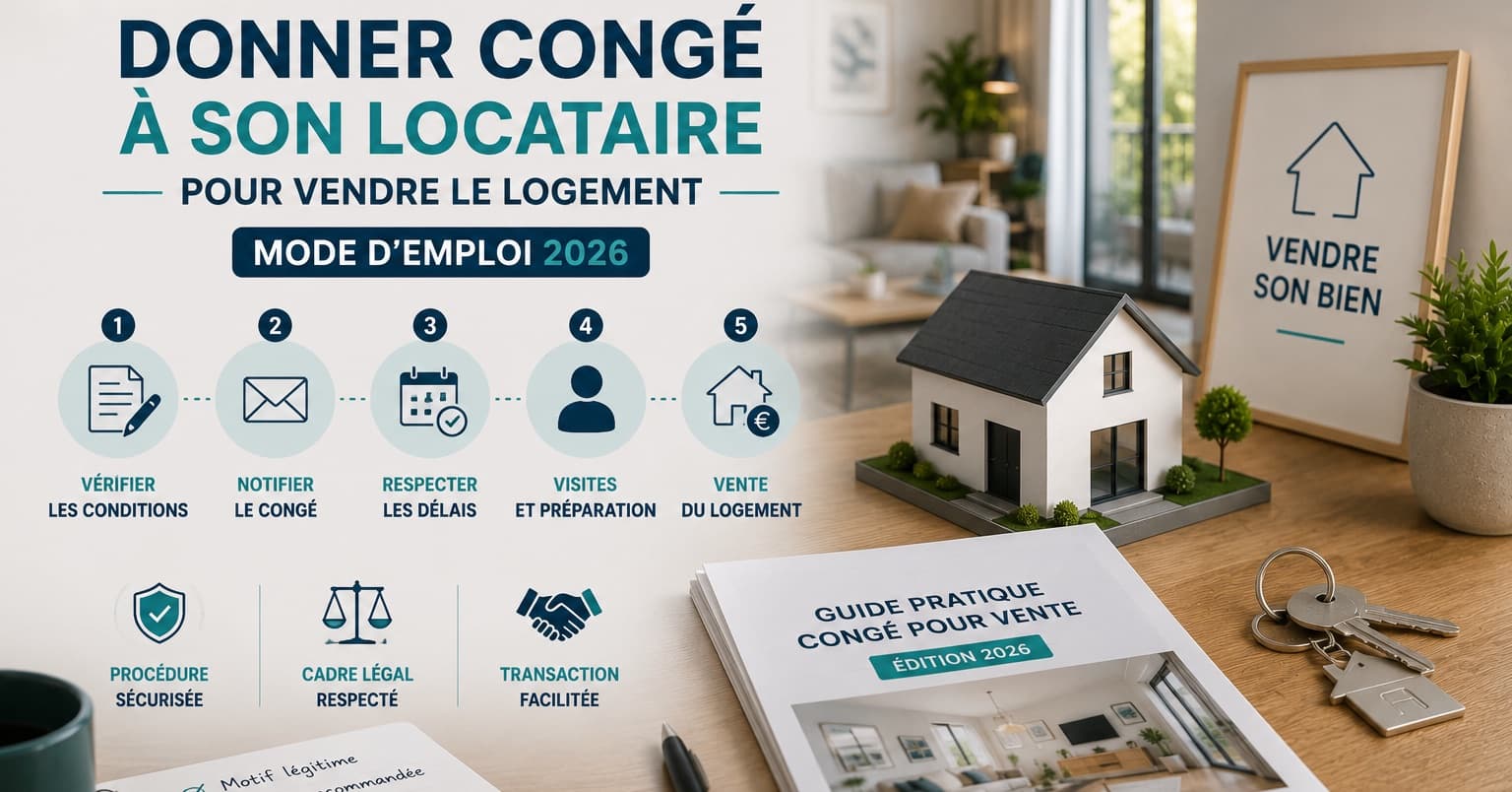 Congé pour vente ou pour reprise 2026 : guide complet du bailleur