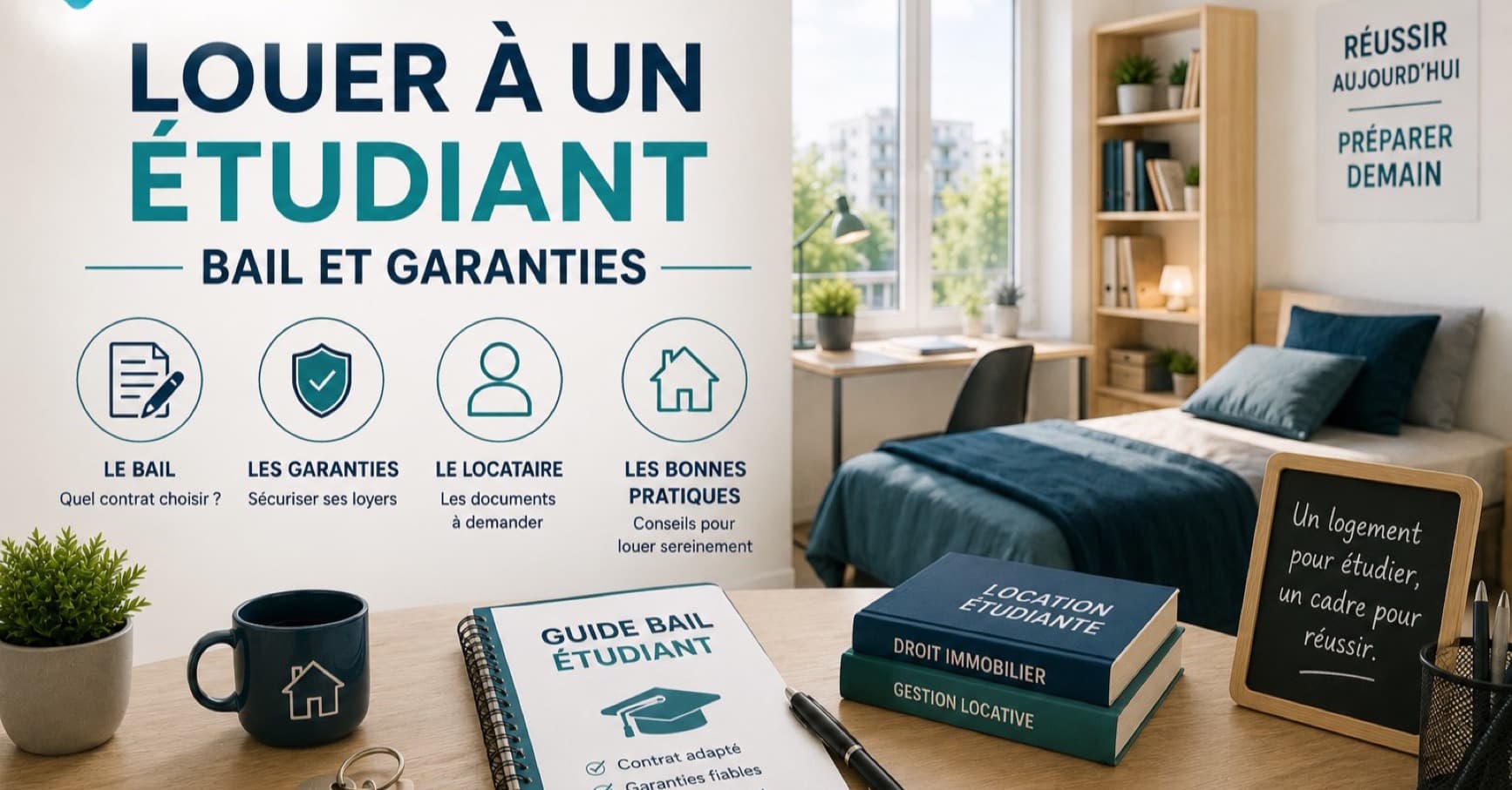 Louer à un étudiant en 2026 : bail, garanties et checklist pour la rentrée