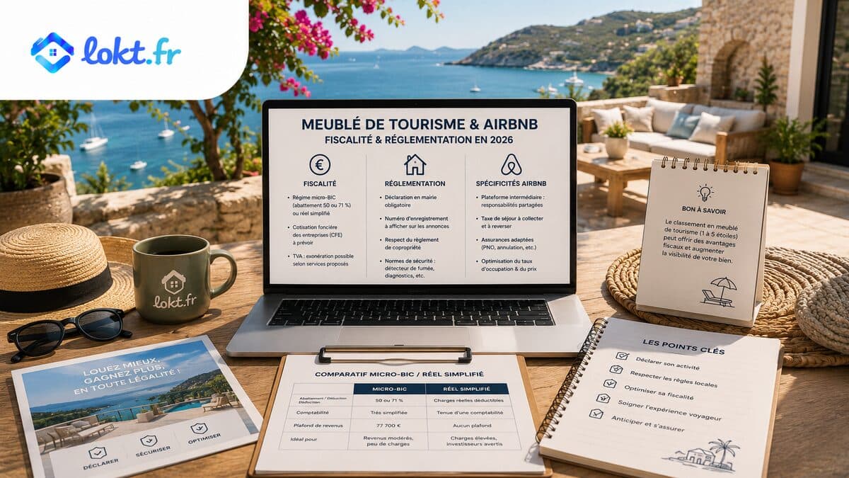 Location Airbnb 2026 : loi Le Meur, 120 nuits et abattement 30 % — ce qui change vraiment